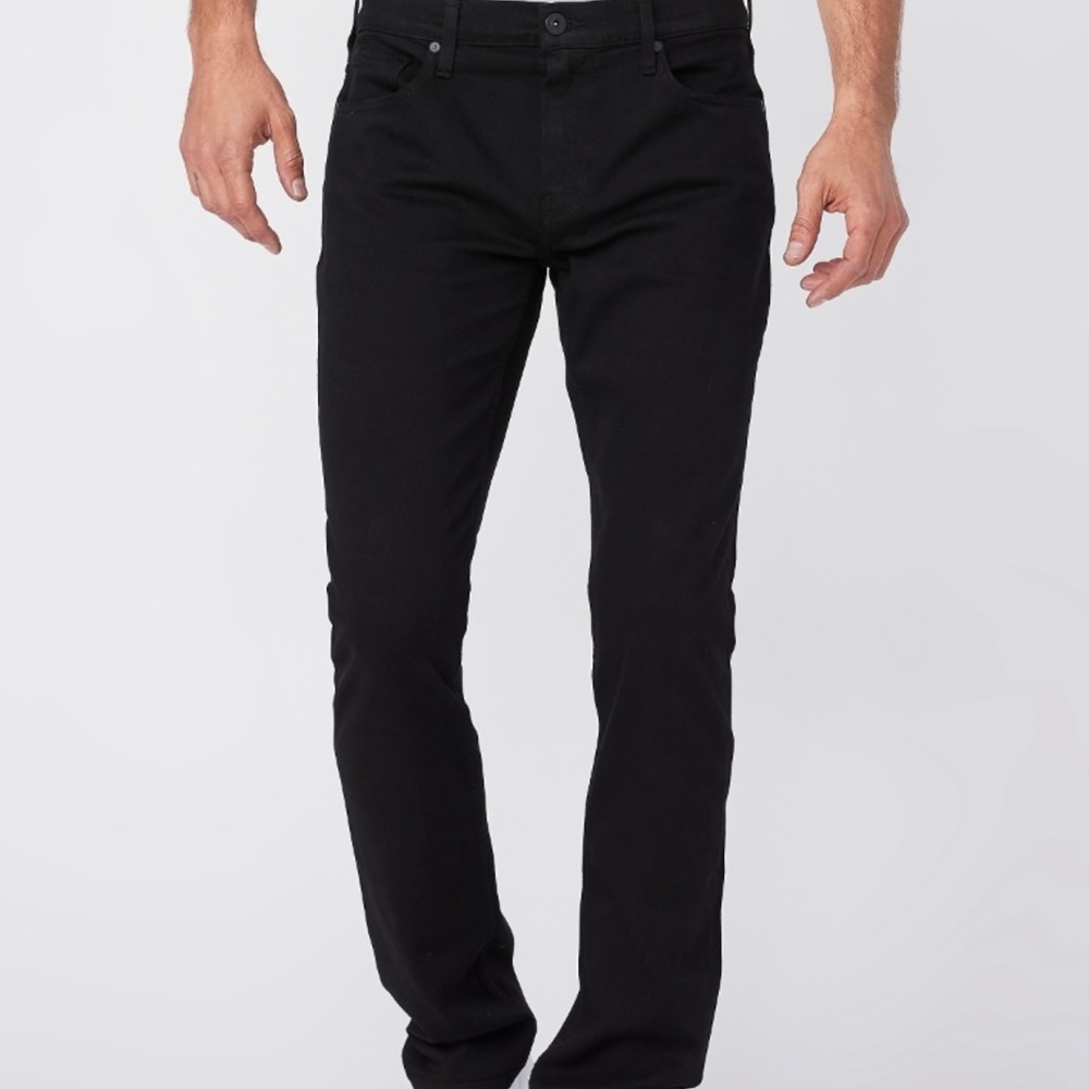 Men “Paige” Federal Black Jeans